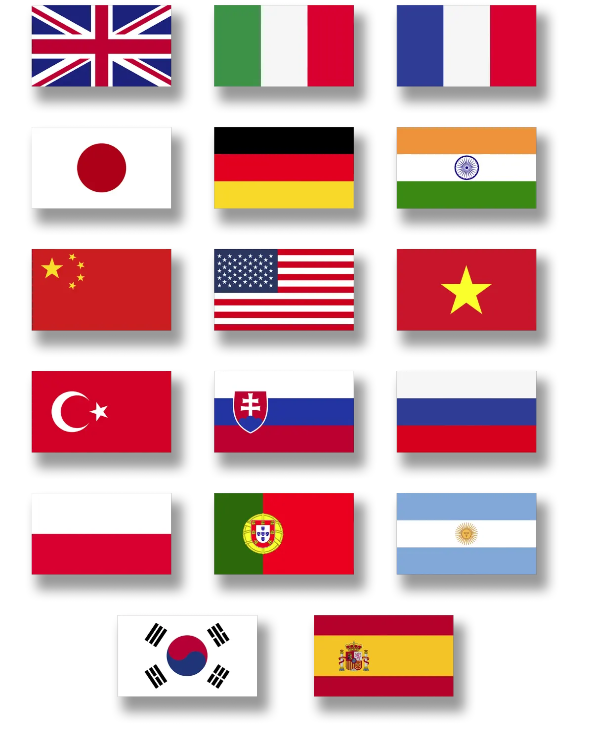 Fleet Battle in 25 languages